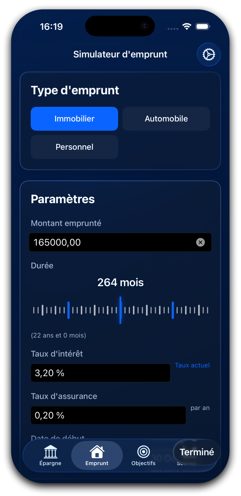 Capture d'écran FranckFinance 1