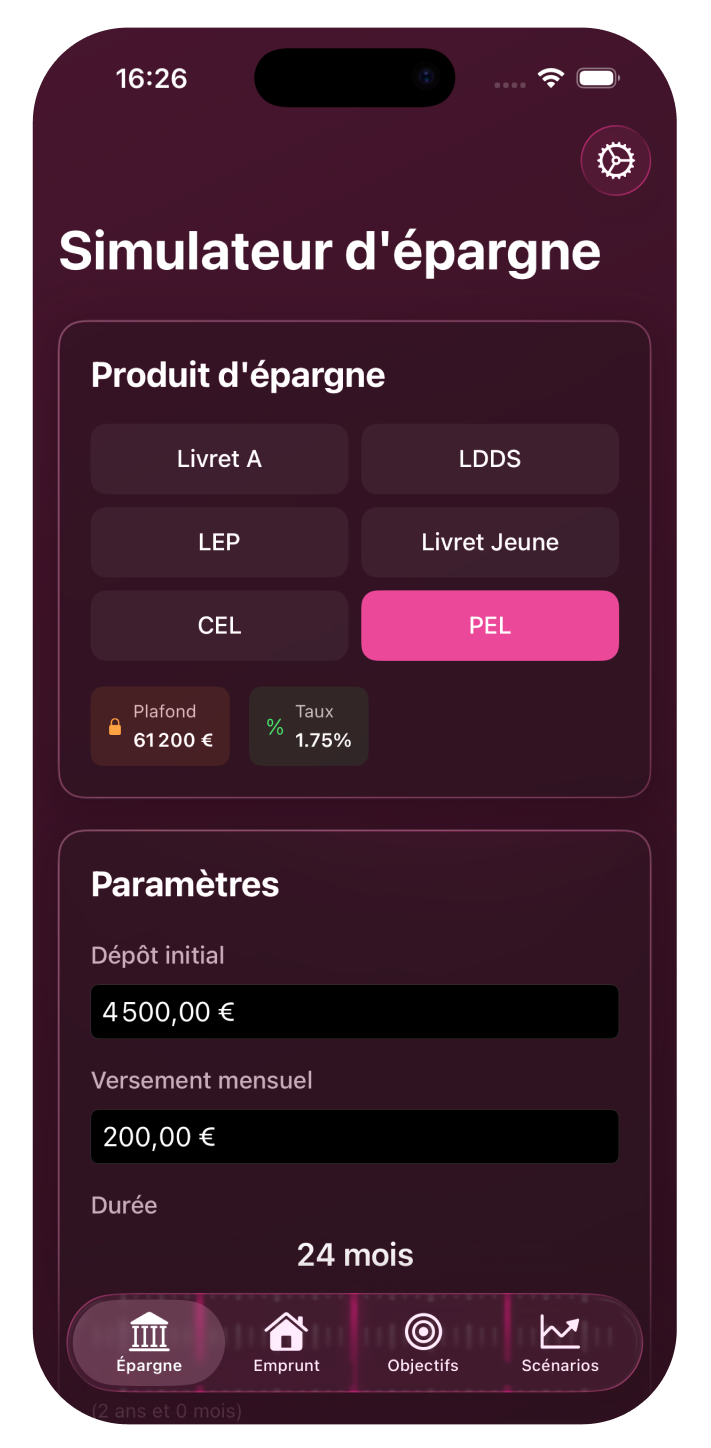 Capture d'écran FranckFinance 3