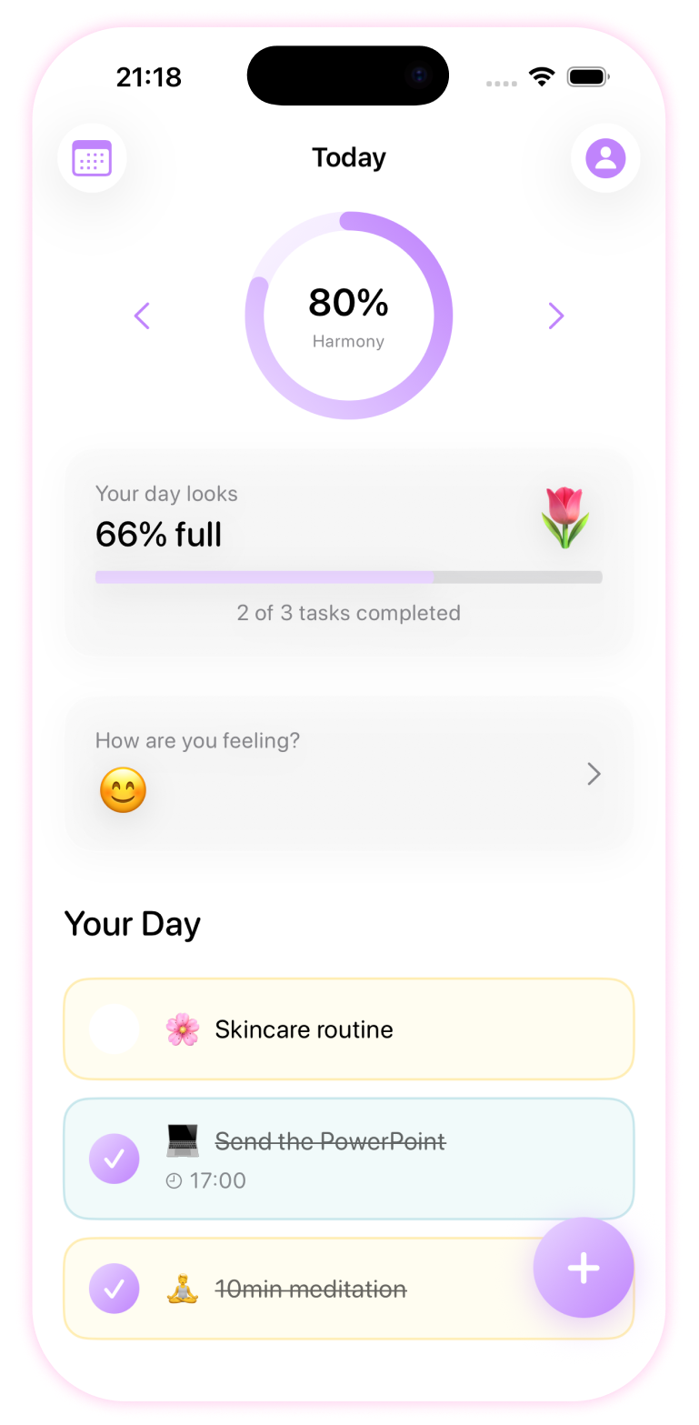 Pretty Day App Screenshot 1